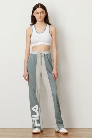 FILA Lucinda Wide Leg Pants White,Womens Clothing | CA.QNUZYG259